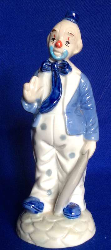 Porcelain Clown Figurines