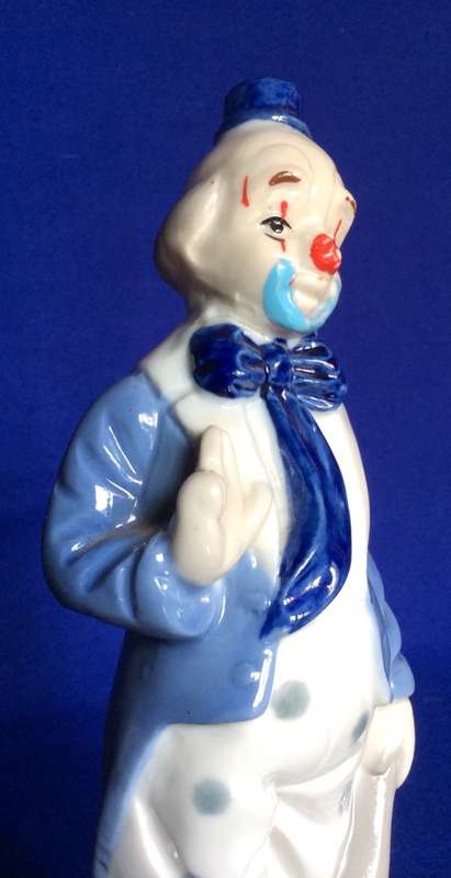 Porcelain Clown Figurines