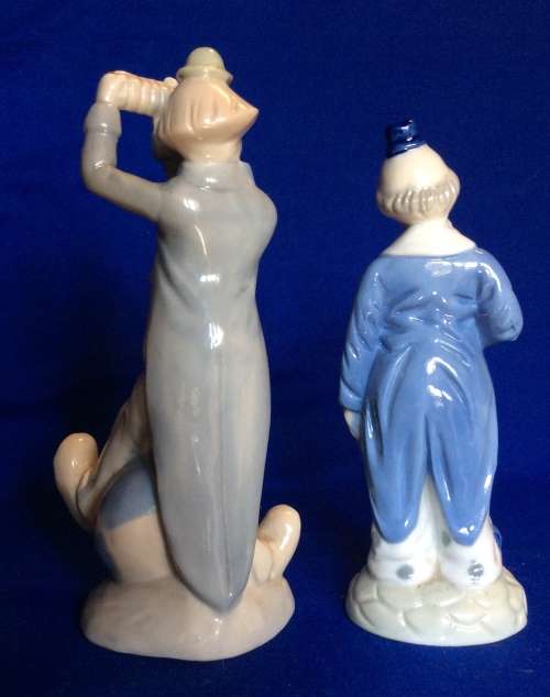 Porcelain Clown Figurines