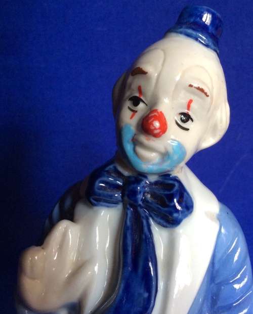 Porcelain Clown Figurines