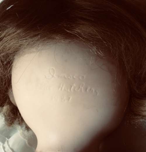 Vintage IMSCO Porcelain Baby Doll - Elke Hutchens 1987