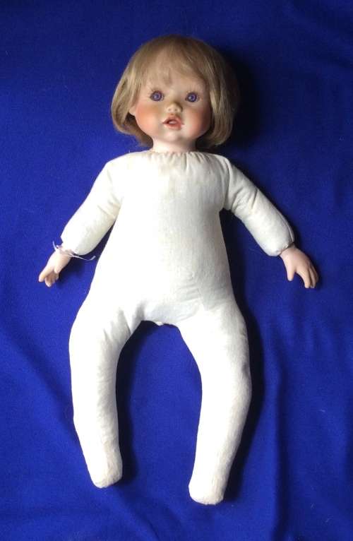 Vintage IMSCO Porcelain Baby Doll - Elke Hutchens 1987