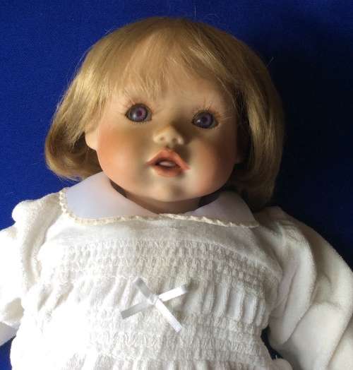 Vintage IMSCO Porcelain Baby Doll - Elke Hutchens 1987