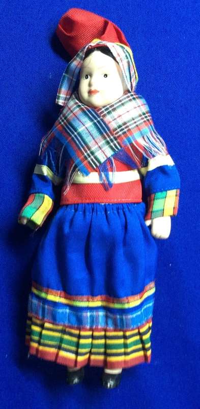 Original All Porcelain Dolls of the World Doll #49 Lapland