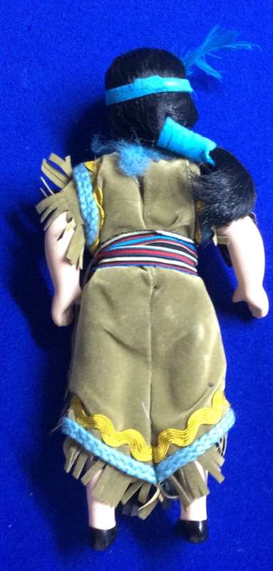 Original All Porcelain Dolls of the World Doll #45 American Indian
