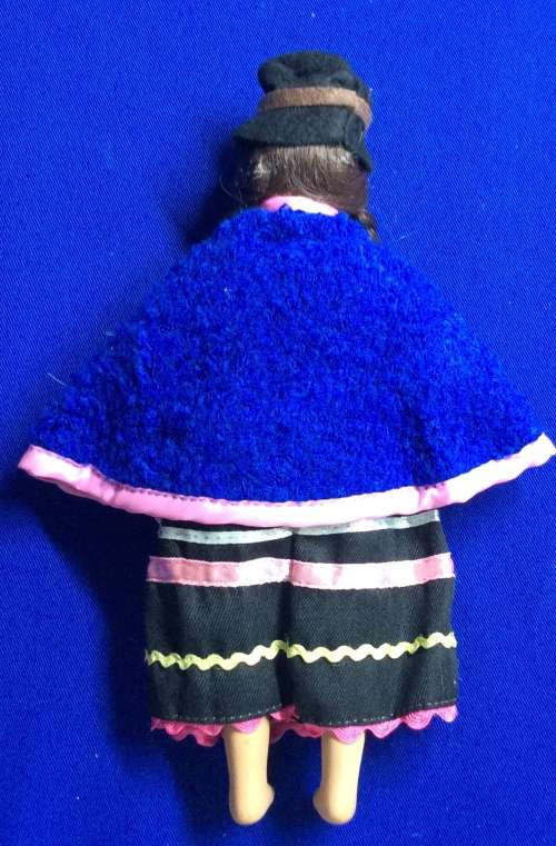 Original All Porcelain Dolls of the World Doll #39 Colombia