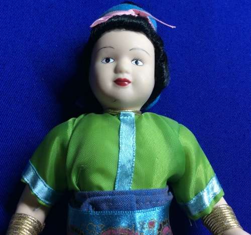 Original All Porcelain Dolls of the World Doll #50 Burma