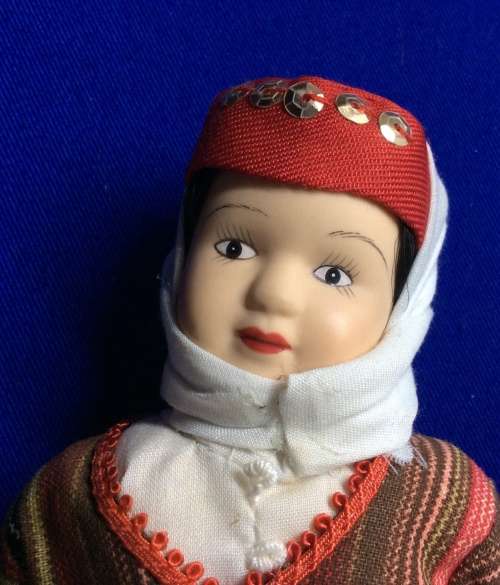 Original All Porcelain Dolls of the World Doll #41 Cyprus