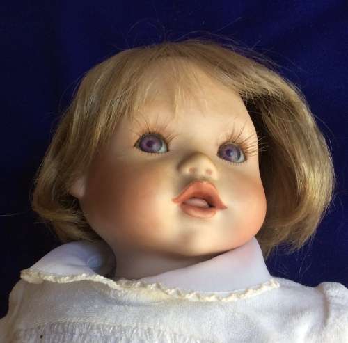 Vintage IMSCO Porcelain Baby Doll - Elke Hutchens 1987