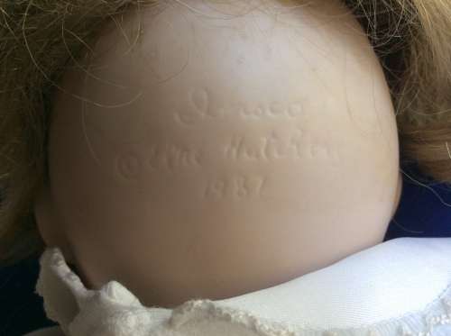 Vintage IMSCO Porcelain Baby Doll - Elke Hutchens 1987