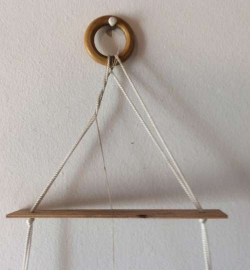 Vintage Hanging Clown on Swing