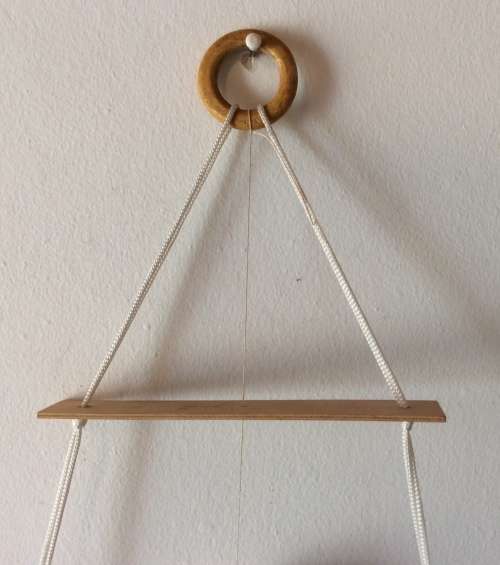 Vintage Hanging Clown on Swing
