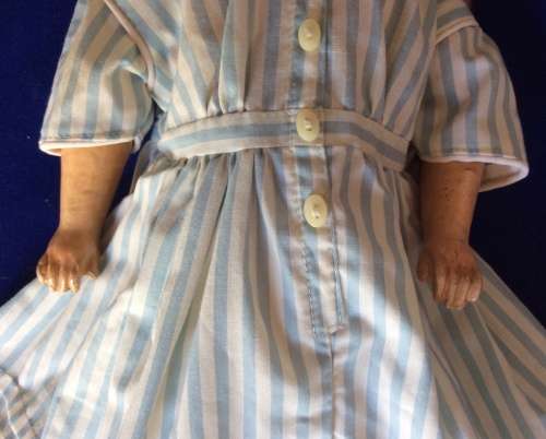 Antique Doll - Jointed Composition Body and Porcelain Head
