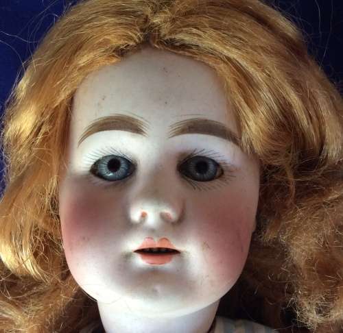 Antique Doll - Jointed Composition Body and Porcelain Head