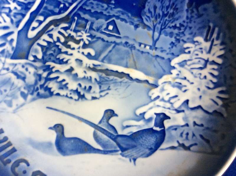 Bing and Grondahl Collectable Christmas Plate 1970