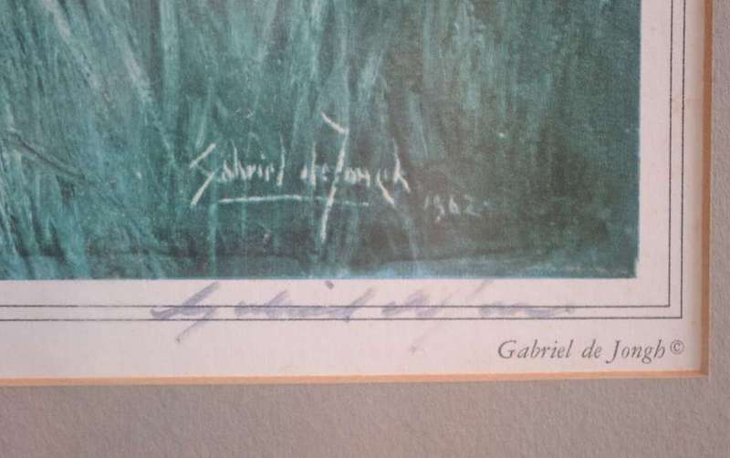 Gabriel de Jongh Print - After the Rain - Signed with Personalised Message