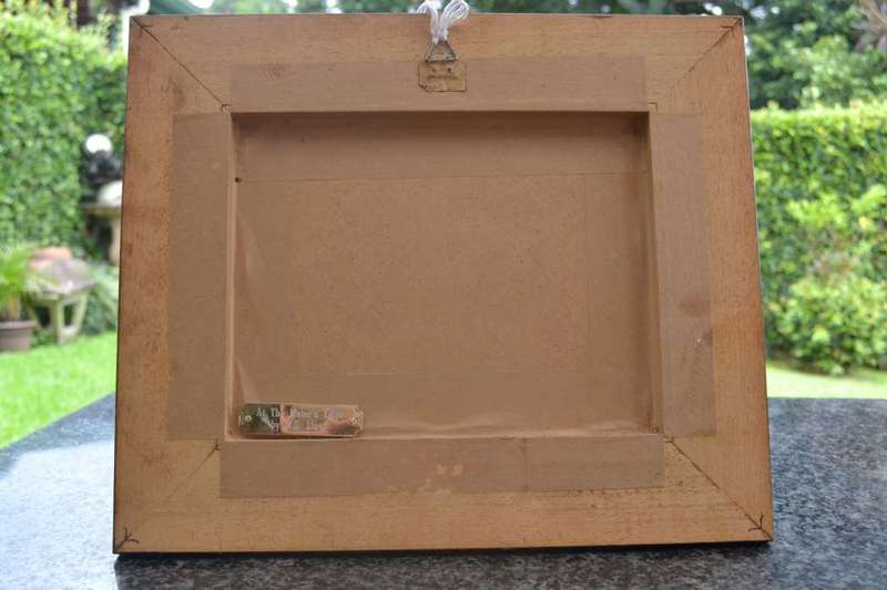 Set of Four WS Lloyd Paintings in Matching Wooden Frames