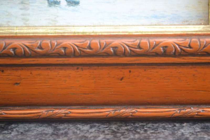 Set of Four WS Lloyd Paintings in Matching Wooden Frames