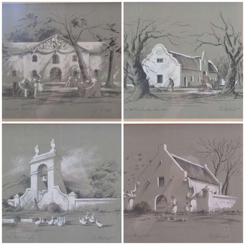 Set of Four Pat Skilleter Artworks - Titled and Signed