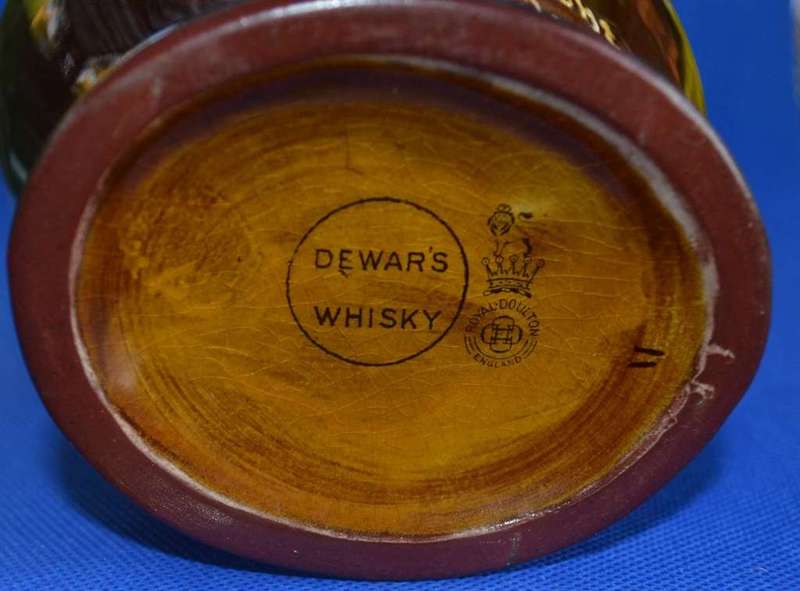 Antique Royal Doulton Kingsware Dewars Whisky jug /  Flagon - The Watchman