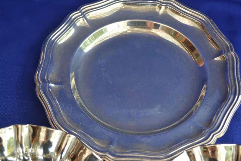 Assorted Silver Plated Bowls - Four Pieces
