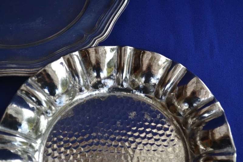 Assorted Silver Plated Bowls - Four Pieces