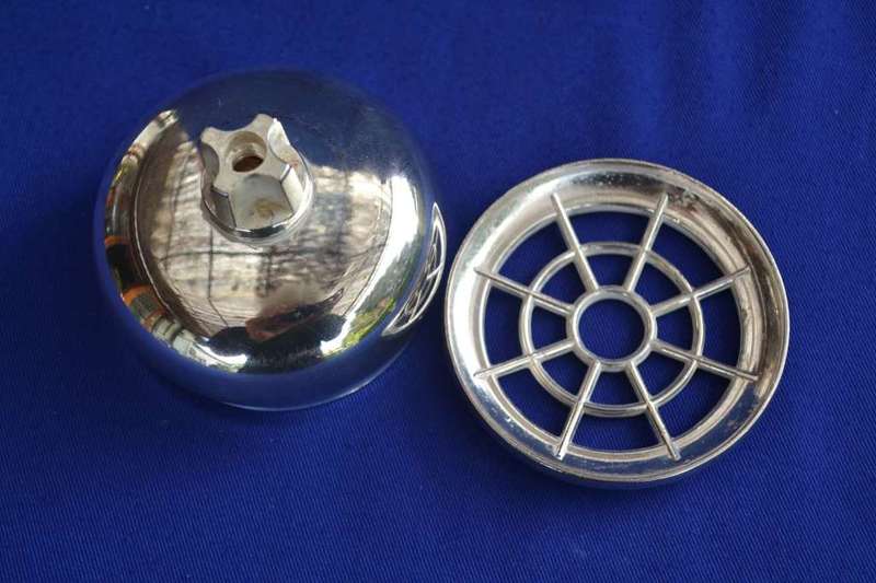Small Silver Plated Posy Stand with Frog