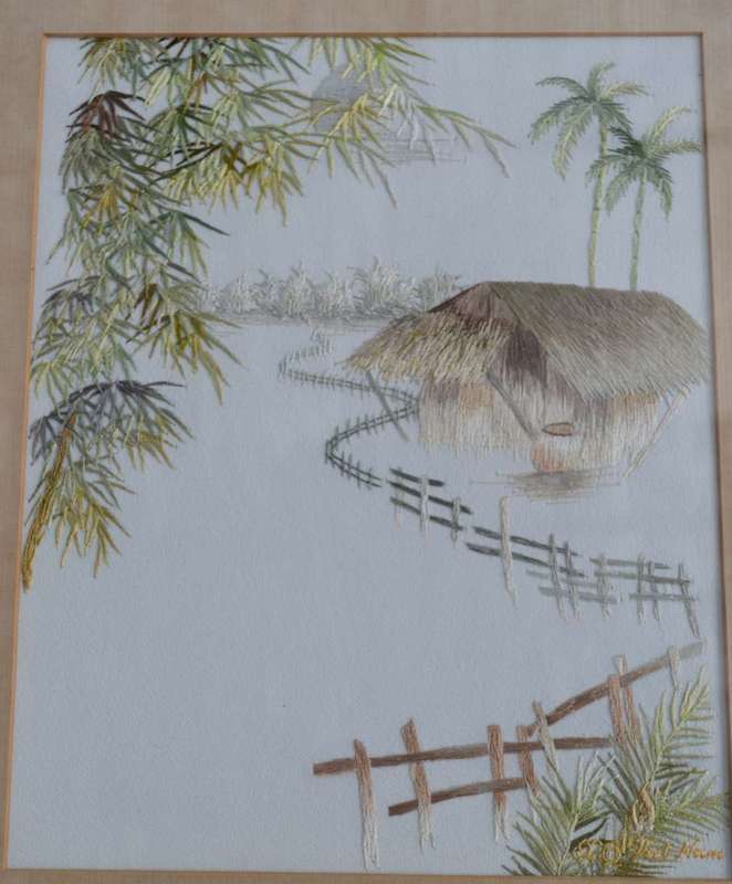XQ Vietnam Hand Embroidered Silk Art