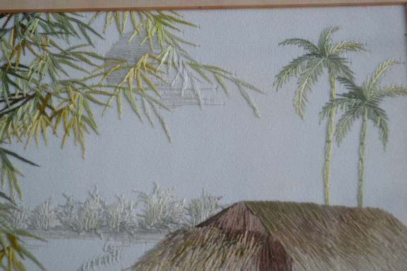 XQ Vietnam Hand Embroidered Silk Art