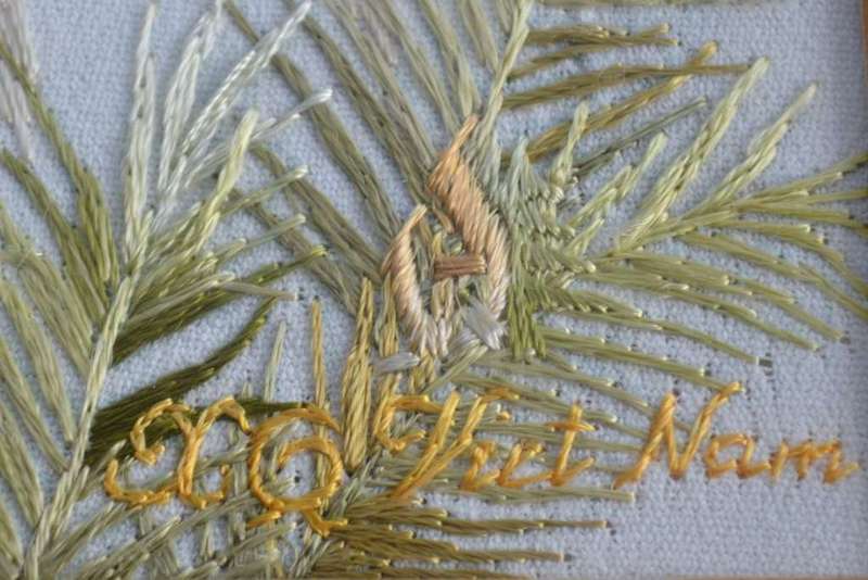 XQ Vietnam Hand Embroidered Silk Art