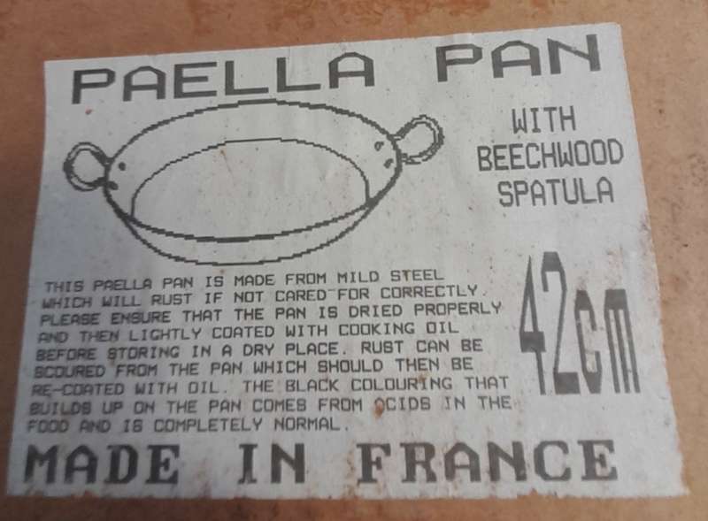 Vintage Paella Pan - Made in France