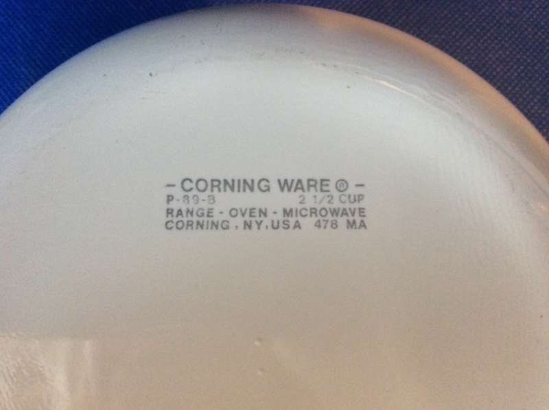 Vintage Corning Ware Blue Cornflower Sauce Pan / Skillet  - Small