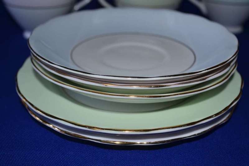 Melba Bone China - England - Set of three Trios