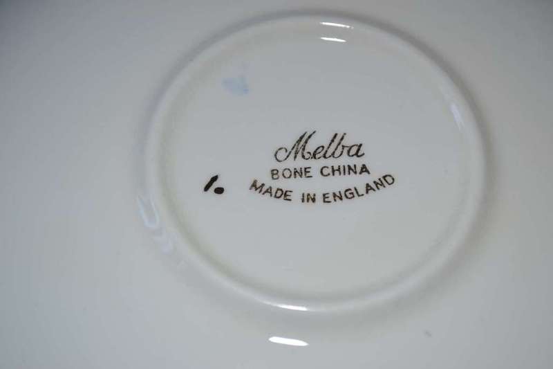 Melba Bone China - England - Set of three Trios