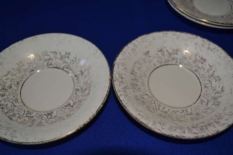 TF & S Ltd Phoenix Ware Gold Chintz Coffee Set - 12 Pieces