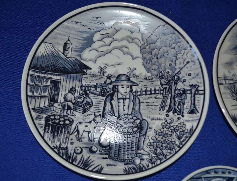 Oude Molen Fabriek Delft Plates
