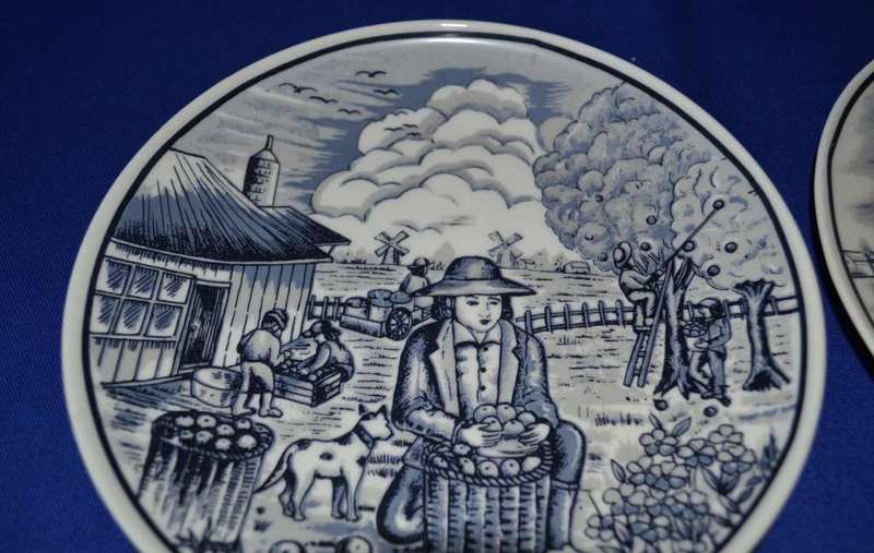 Oude Molen Fabriek Delft Plates
