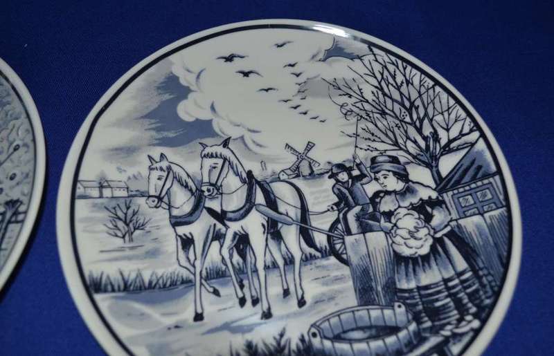 Oude Molen Fabriek Delft Plates