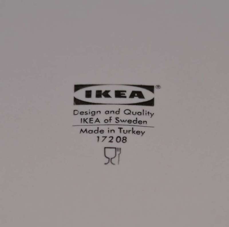 Ikea Plates - Made in Turkey - 4 Pieces