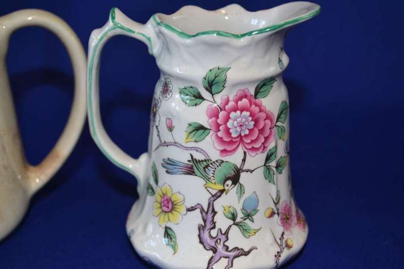 Vintage English Porcelain Jugs and a Vase - 3 Pieces