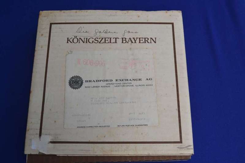 Konigszelt Bayern Die Goudene Gans (The Golden Goose) Plate with COA