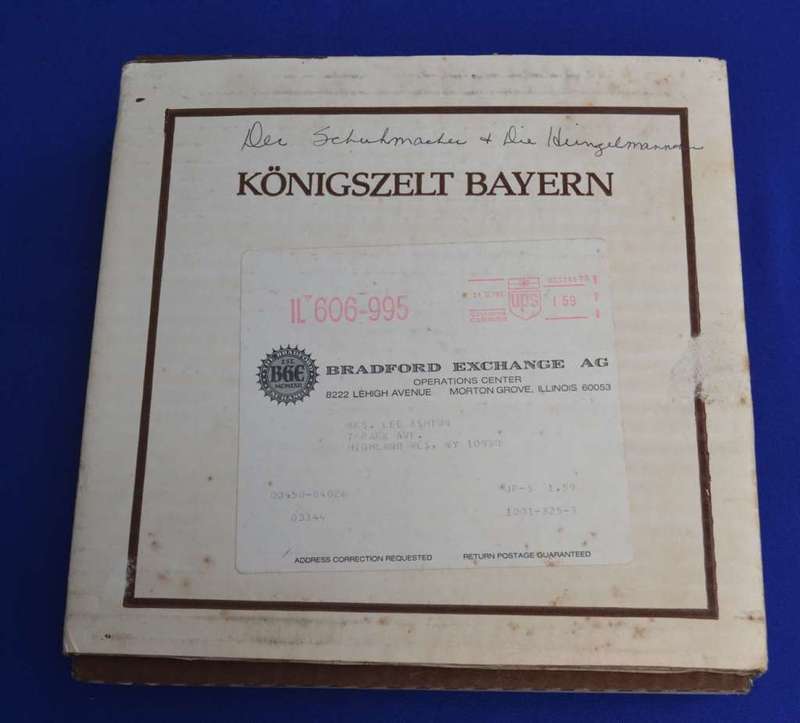 Konigszelt Bayern Der Schunmacher und de Heinzelmanchen Collectors Plate with COA