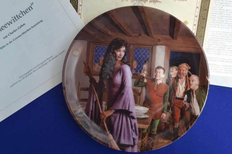 Konigszelt Bayern Schneewittchen {Snow White) Collectors plate with COA