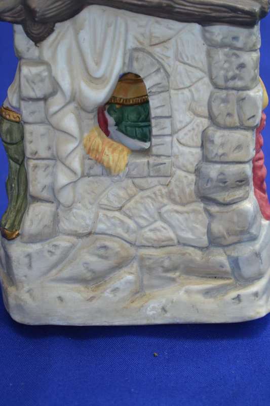 Vintage Musical Nativity Scene Christmas Ornament