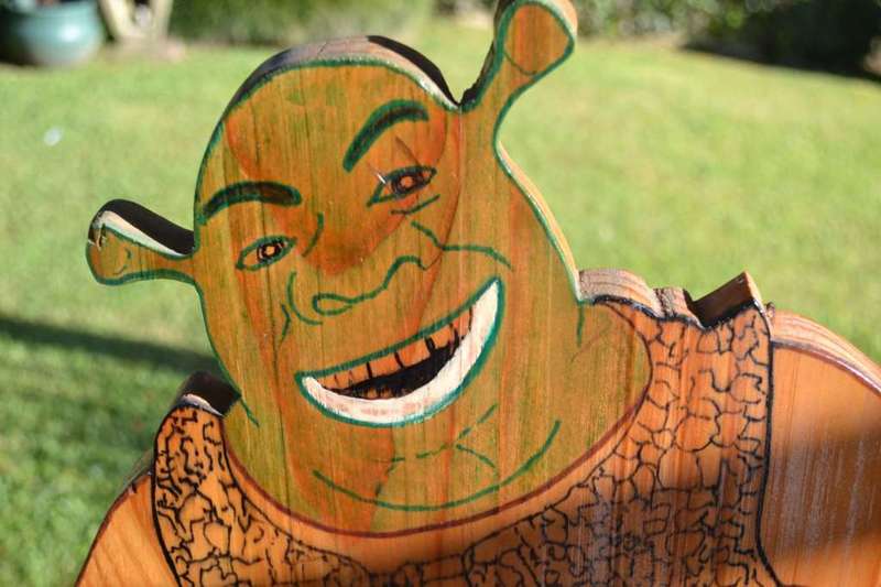 Unique Schrek Wooden Night Light