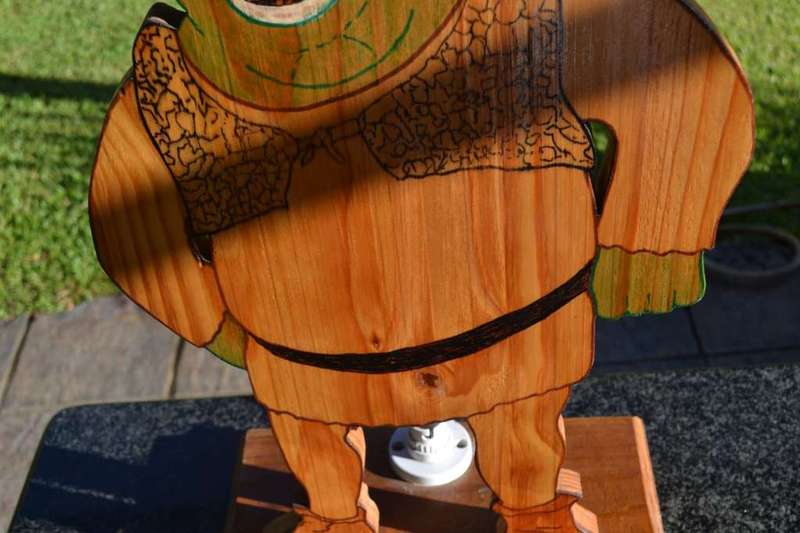 Unique Schrek Wooden Night Light