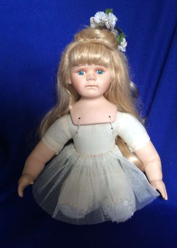 Porcelain Angel Display Doll