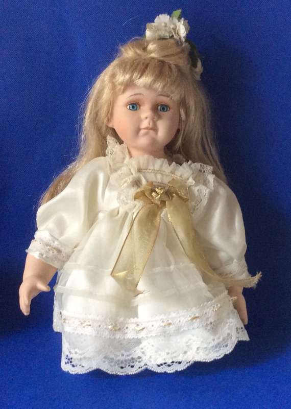 Porcelain Angel Display Doll
