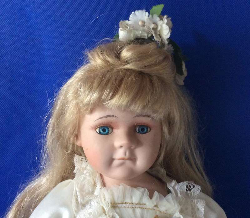 Porcelain Angel Display Doll