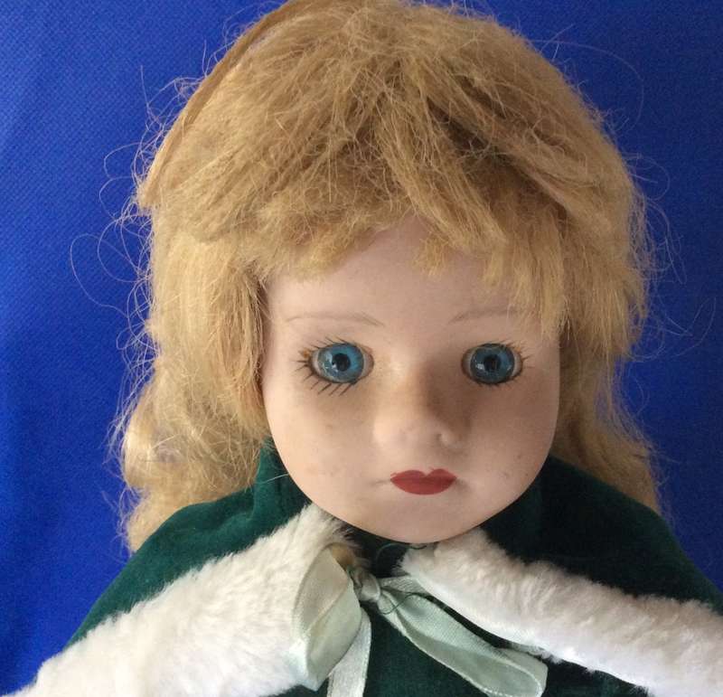 Pair of Vintage Porcelain Dolls